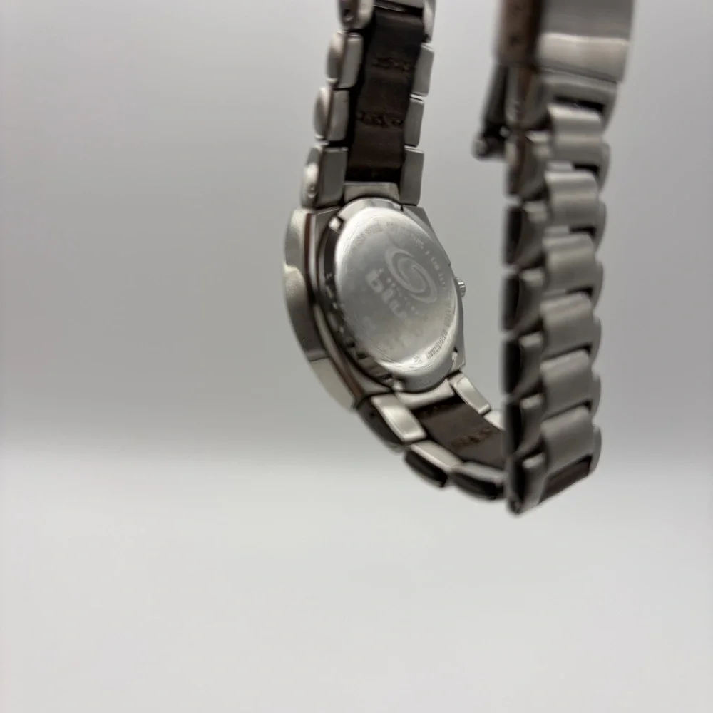 Women's Fossil Watch Stainless Steel Watch Silver Brown Two Tone Date Quartz